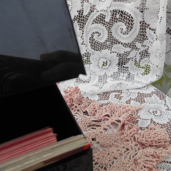 recipe box La Choy brand plastic black w red dragon many recipe cards inside 80s - Picture 3 of 15